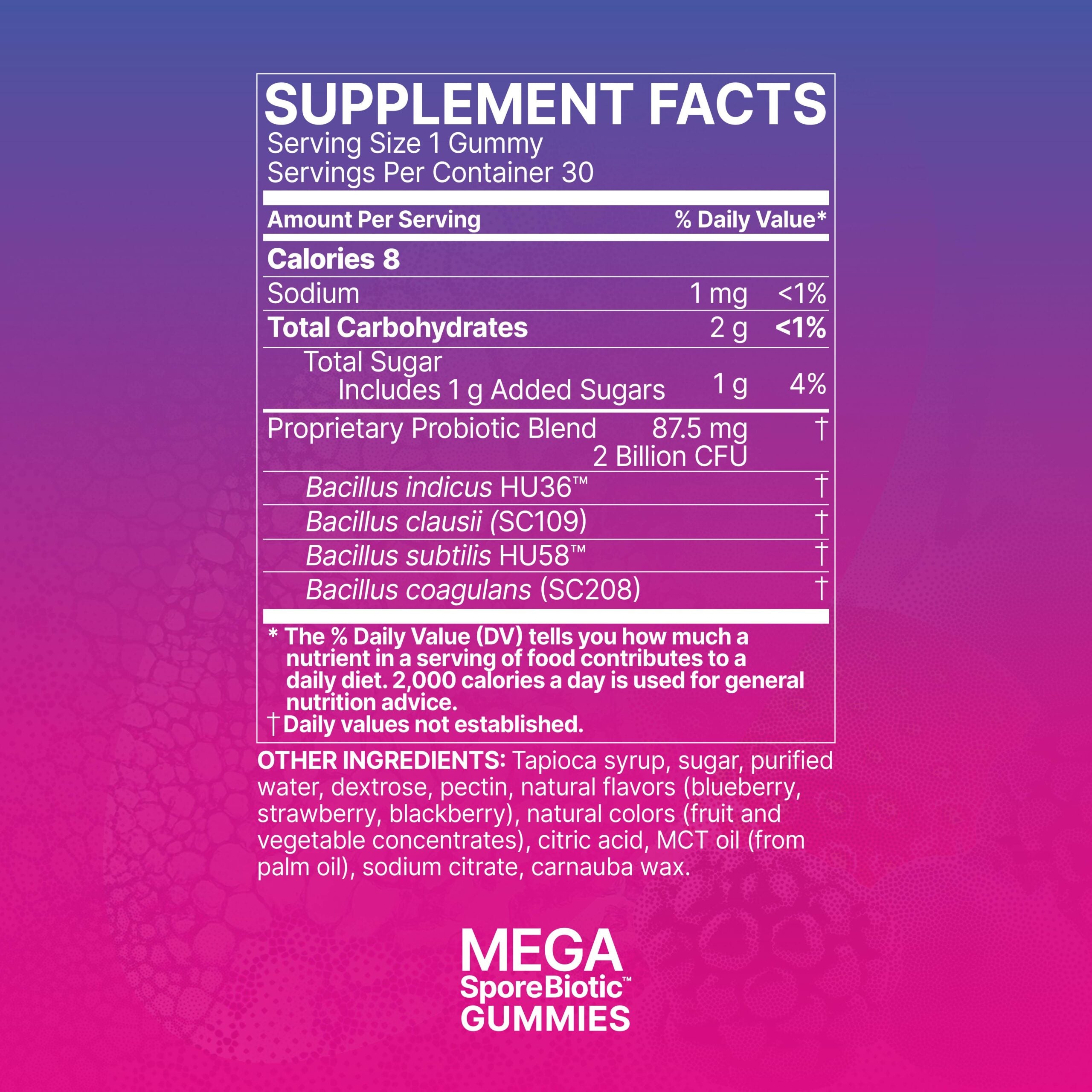 Megaspore Biotic Gummies for Kids
